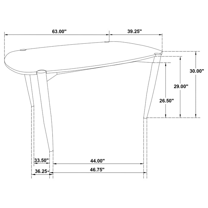 Dortch 5 Pc Dining Set - Orbit Furniture (Richmond,BC)