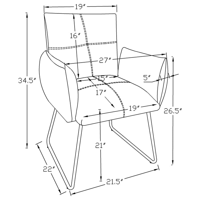 Ackland Side Chair - Orbit Furniture (Richmond,BC)
