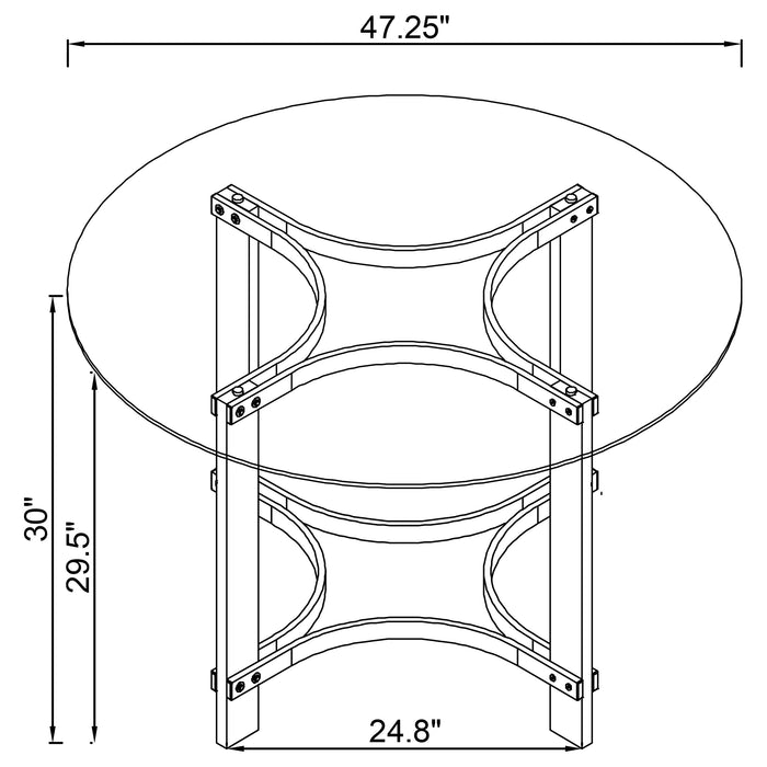Keeling 5 Pc Dining Set - Orbit Furniture (Richmond,BC)