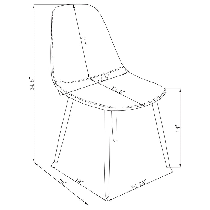 Dennison Side Chair - Orbit Furniture (Richmond,BC)
