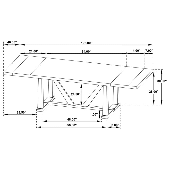 Middleton Dining Tables - Orbit Furniture (Richmond,BC)