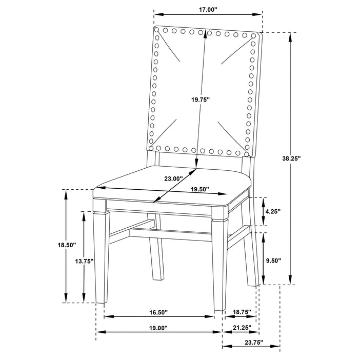 Middleton Side Chairs - Orbit Furniture (Richmond,BC)