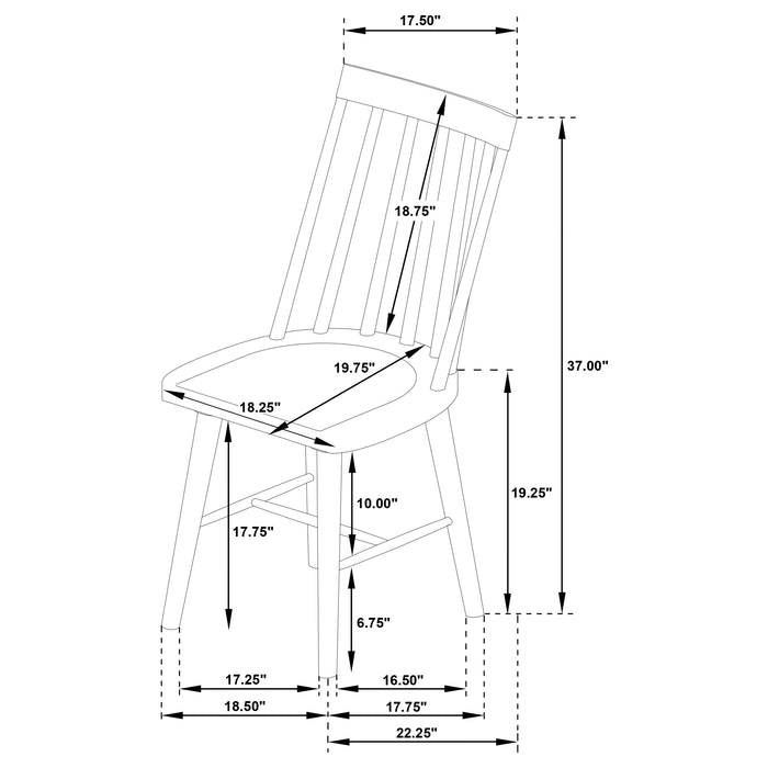 Middleton Side Chairs - Orbit Furniture (Richmond,BC)