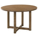 Crestmore 5-piece 46-inch Round Wood Dining Table Set Walnut - Orbit Furniture (Richmond,BC)