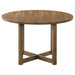 Crestmore 5-piece 46-inch Round Wood Dining Table Set Walnut - Orbit Furniture (Richmond,BC)