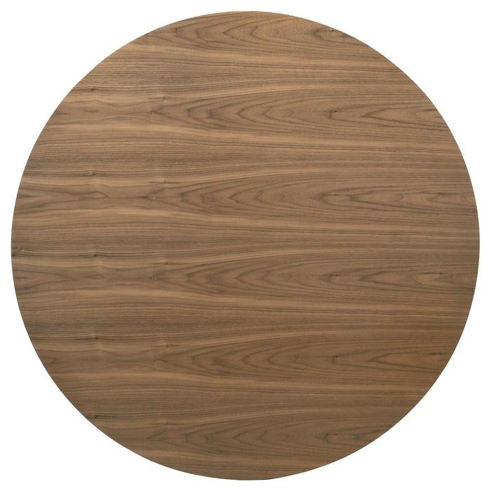Crestmore 5-piece 46-inch Round Wood Dining Table Set Walnut - Orbit Furniture (Richmond,BC)
