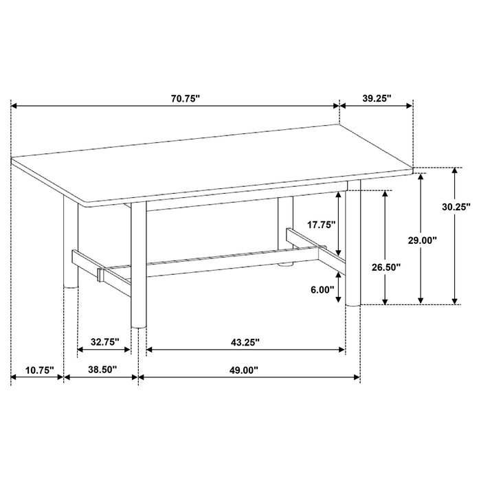 Crestmore 7 Pc Dining Set - Orbit Furniture (Richmond,BC)