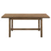 Crestmore 71-inch Rectangular Wood Dining Table Walnut - Orbit Furniture (Richmond,BC)