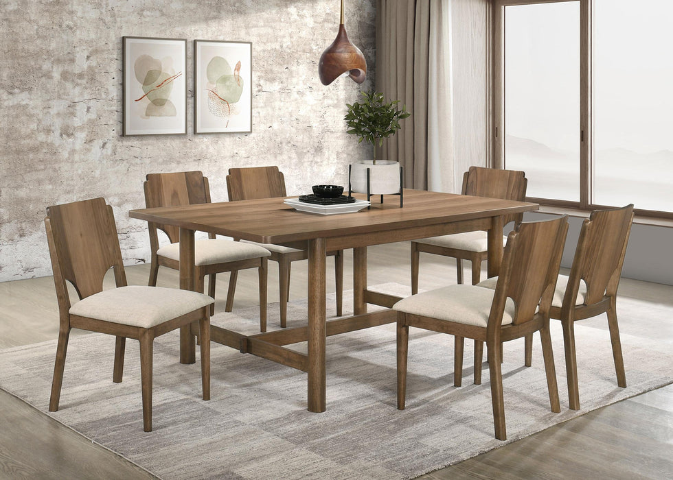 Crestmore 71-inch Rectangular Wood Dining Table Walnut - Orbit Furniture (Richmond,BC)