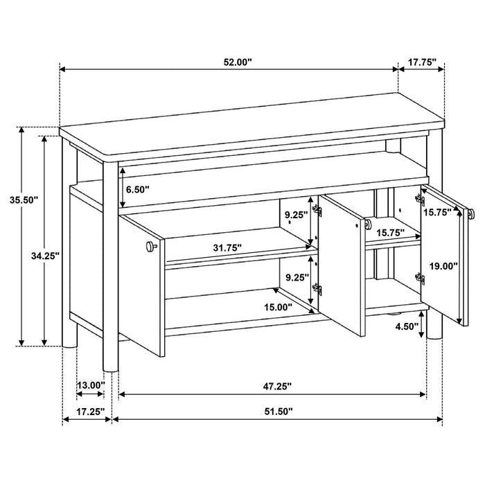 Crestmore Sideboard - Orbit Furniture (Richmond,BC)