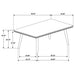 Onslow 5 Pc Dining Set - Orbit Furniture (Richmond,BC)