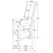 Patterson 7 Pc Counter Height Dining Set - Orbit Furniture (Richmond,BC)