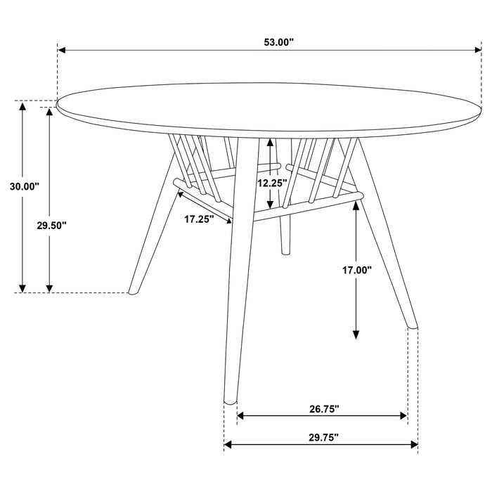 Everton Dining Table - Orbit Furniture (Richmond,BC)