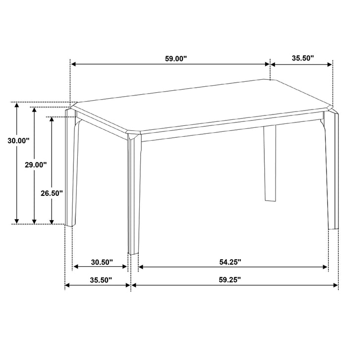 Almonte 7 Pc Dining Set - Orbit Furniture (Richmond,BC)
