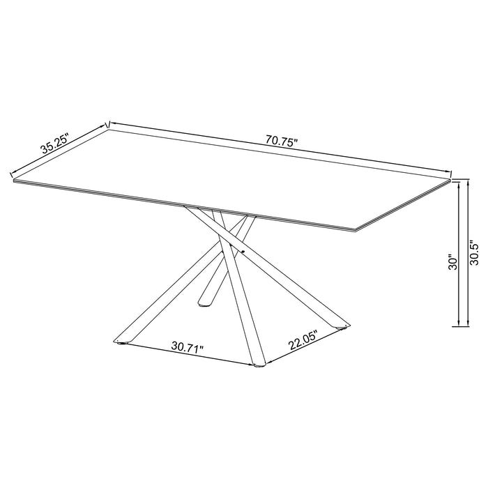 Carvell Dining Table - Orbit Furniture (Richmond,BC)