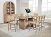 Kailani 8 Pc Counter Height Dining Set - Orbit Furniture (Richmond,BC)