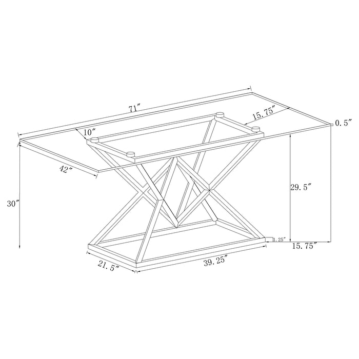Beaufort 5 Pc Dining Sets - Orbit Furniture (Richmond,BC)