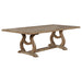 Brockway Trestle Dining Table Barley Brown - Orbit Furniture (Richmond,BC)