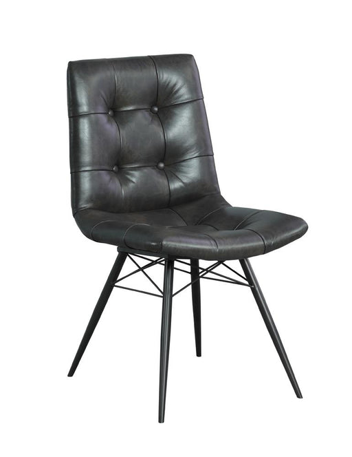 Aiken Tufted Dining Chairs Charcoal (Set of 4) - Orbit Furniture (Richmond,BC)