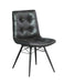 Aiken Tufted Dining Chairs Charcoal (Set of 4) - Orbit Furniture (Richmond,BC)