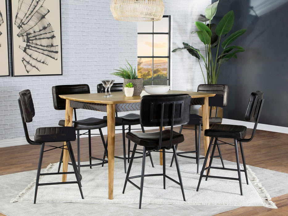 Partridge 7 Pc Counter Height Dining Set - Orbit Furniture (Richmond,BC)