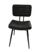Partridge Padded Side Chairs Espresso and Black (Set of 2) - Orbit Furniture (Richmond,BC)
