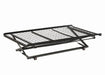 Ethan Twin Pop Up Trundle Bed with Rollers Black - Orbit Furniture (Richmond,BC)