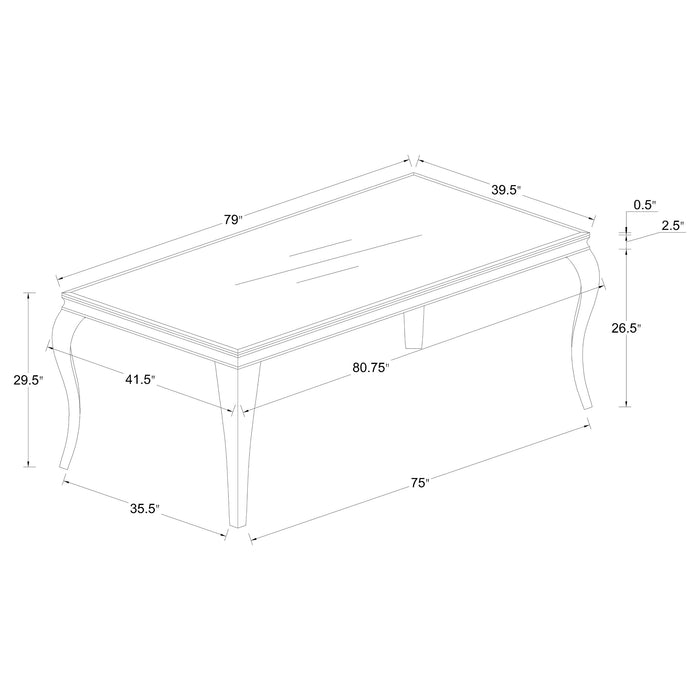 Carone 5 Dining Sets - Orbit Furniture (Richmond,BC)