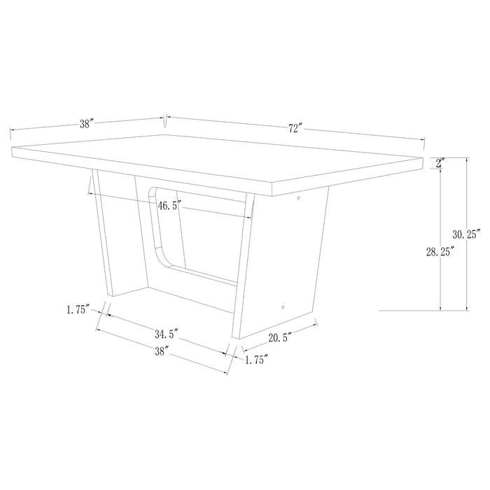 Sherry 5 Pc Dining Set - Orbit Furniture (Richmond,BC)