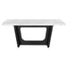 Sherry Rectangular Marble Top Dining Table set - Orbit Furniture (Richmond,BC)