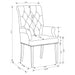 Sherry Rectangular Marble Top Dining Table set - Orbit Furniture (Richmond,BC)