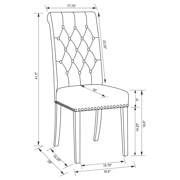 Sherry 7 Pc Dining Set - Orbit Furniture (Richmond,BC)