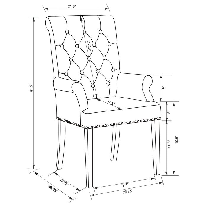 Sherry 7 Pc Dining Set - Orbit Furniture (Richmond,BC)