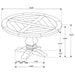 Florence Dining Tables Black - Orbit Furniture (Richmond,BC)