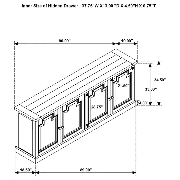 Florence Sideboards - Orbit Furniture (Richmond,BC)