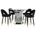 Ellie 5 Pc Counter Height Dining Sets - Orbit Furniture (Richmond,BC)