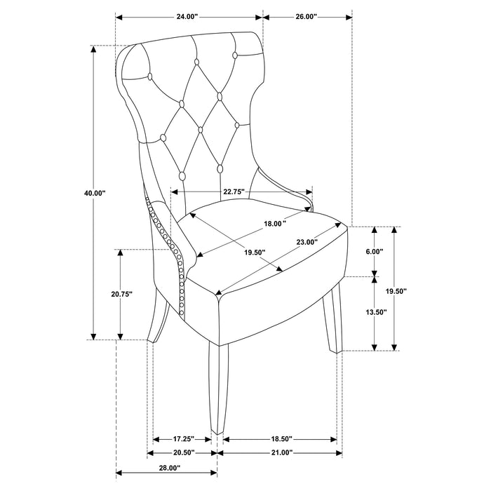 Baney Side Chair - Orbit Furniture (Richmond,BC)