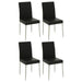 Maston Upholstered Dining Chairs Black (Set of 4) - Orbit Furniture (Richmond,BC)