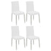 Maston Upholstered Dining Chairs White (Set of 4) - Orbit Furniture (Richmond,BC)