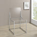 Adino Acrylic Dining Side Chair Clear and Chrome - Orbit Furniture (Richmond,BC)