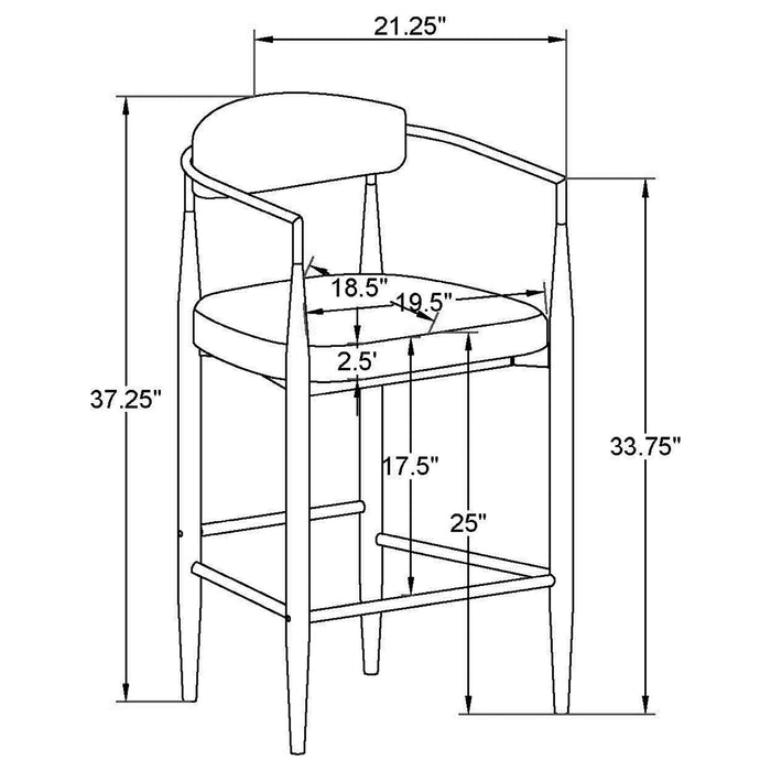 Tina Counter Stool - Orbit Furniture (Richmond,BC)
