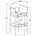 Tina Bar Stool - Orbit Furniture (Richmond,BC)