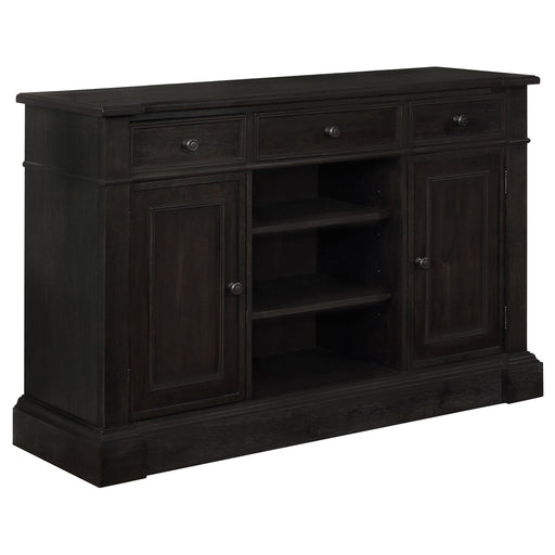 Phelps 2-door Rectangular Server Antique Noir - Orbit Furniture (Richmond,BC)