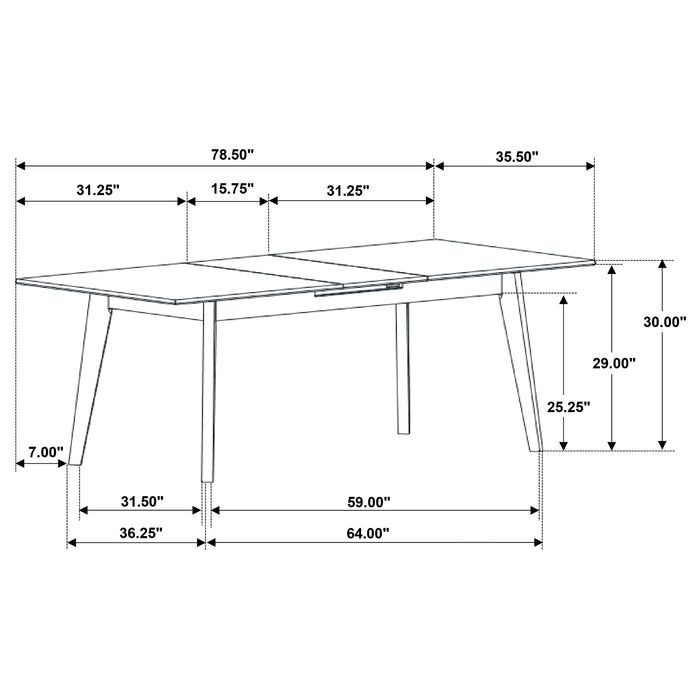 Crestmont Dining Table - Orbit Furniture (Richmond,BC)
