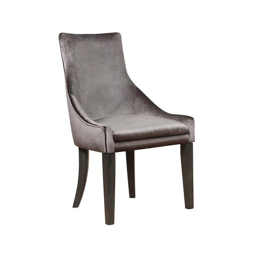 Phelps Upholstered Demi Wing Chairs Grey (Set of 2) - Orbit Furniture (Richmond,BC)