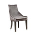 Phelps Upholstered Demi Wing Chairs Grey (Set of 2) - Orbit Furniture (Richmond,BC)