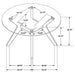 Paxton Dining Tables - Orbit Furniture (Richmond,BC)