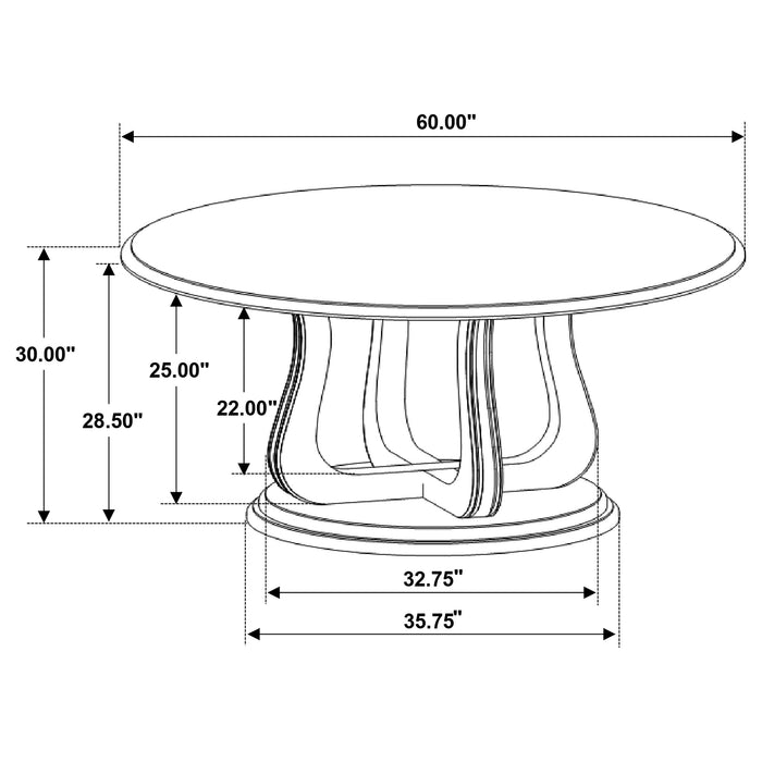Trofello 5 Pc Dining Set - Orbit Furniture (Richmond,BC)
