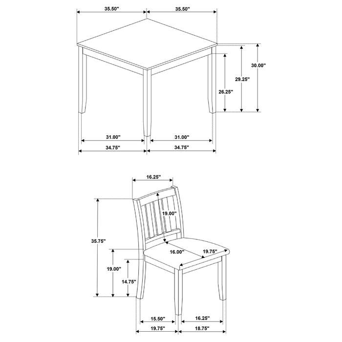 Parkwood 5 Pc Dining Set - Orbit Furniture (Richmond,BC)