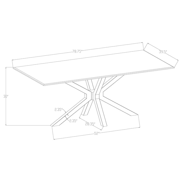 Venera Dining Table - Orbit Furniture (Richmond,BC)
